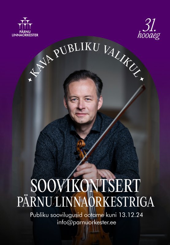 Soovikontsert Pärnu Linnaorkestriga