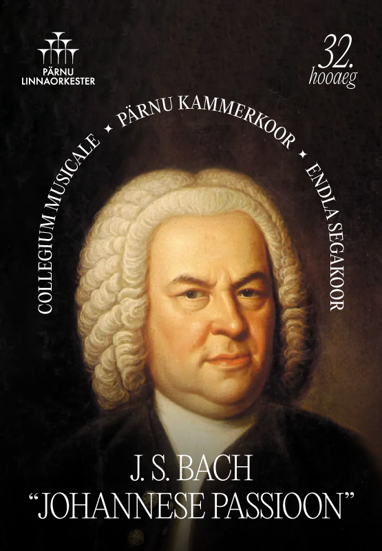 04.04.2026 kell 19 Pärnu kontserdimaja
Collegium Musicale, Pärnu Kammerkoor, Endla Segakoor
dirigent Henri Christofer Aavik
The post J. S. BACH “JOHANNESE PASSI