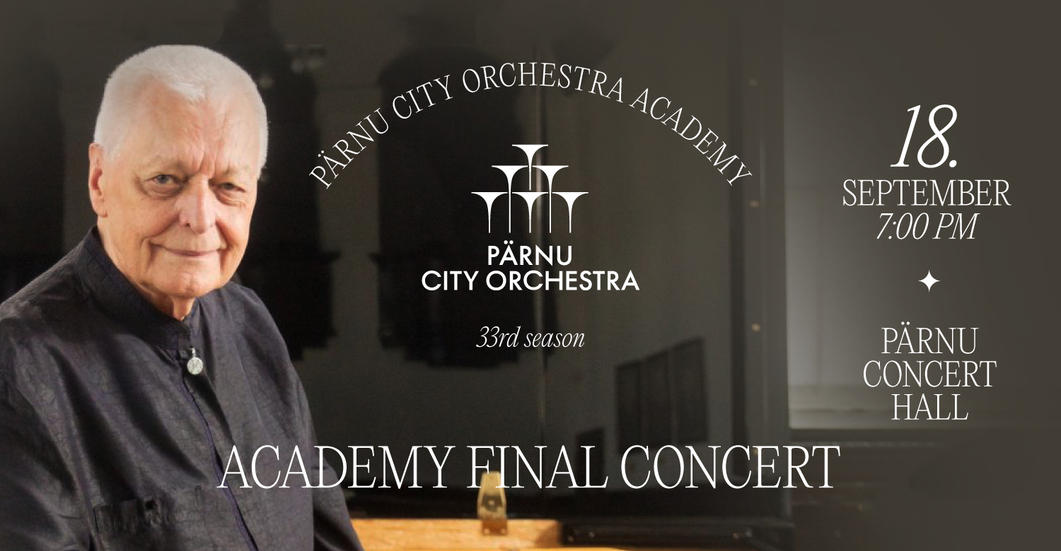 Pärnu City Orchestra Academy final concert at Pärnu Concert Hall on September 18, 2026