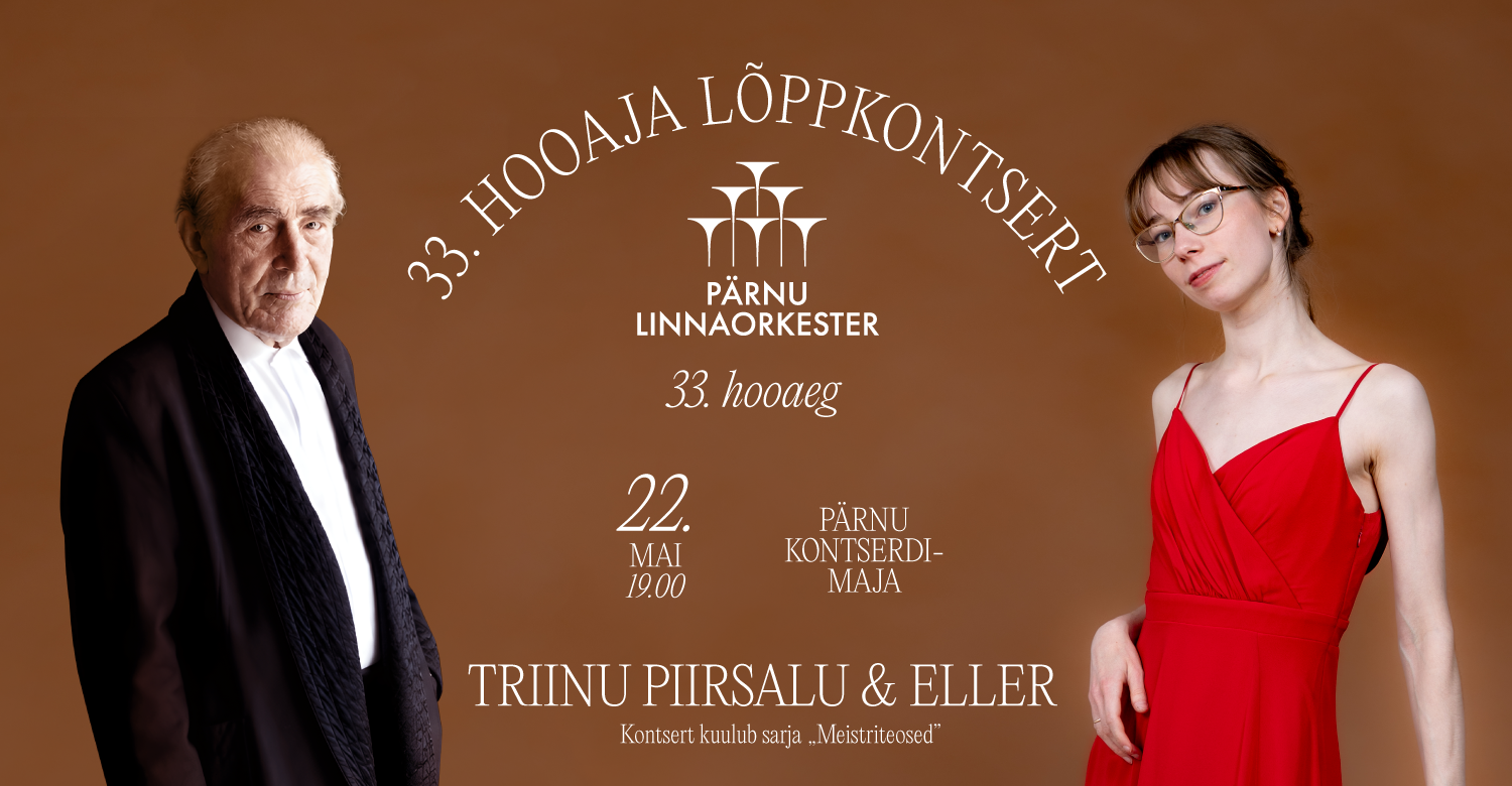 Triinu Piirsalu ja Pärnu Linnaorkester 33. hooaja lõppkontserdil