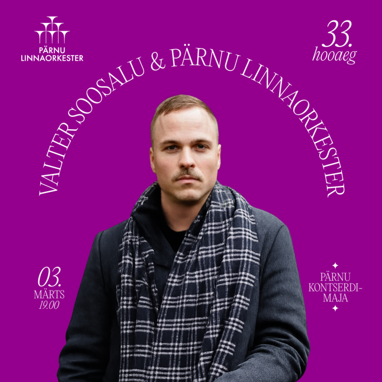 Valter Soosalu ja Pärnu Linnaorkester Pärnu Kontserdimajas